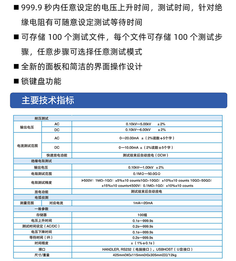 威格多通道耐壓絕緣測(cè)試儀(VG7162)通道多，體積小，操作簡(jiǎn)單插圖2