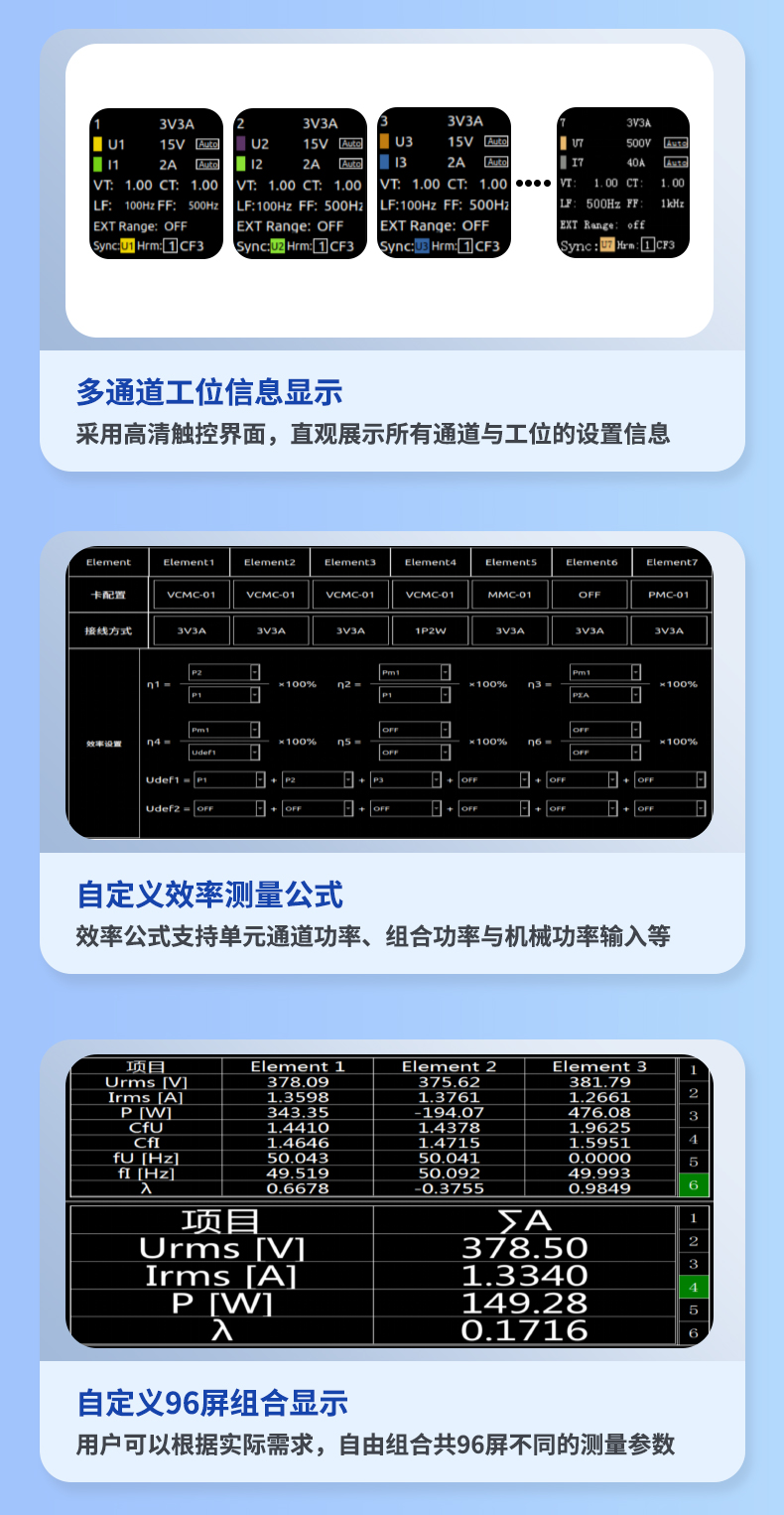 威格新品-VG3000系列多通道，多功能、高精度功率分析儀 廠家直銷 質(zhì)量保障插圖8